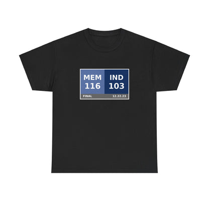 MEM vs IND Scoreboard Tee 12.22.23