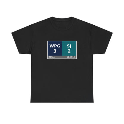 WPG vs SJ Scoreboard Tee 11.02.19