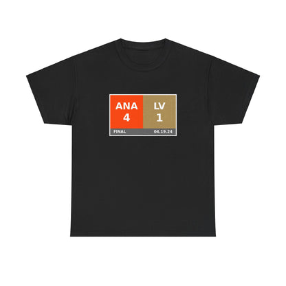 ANA vs LV Scoreboard Tee 04.19.24