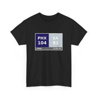 PHX vs SA Scoreboard Tee 12.03.24