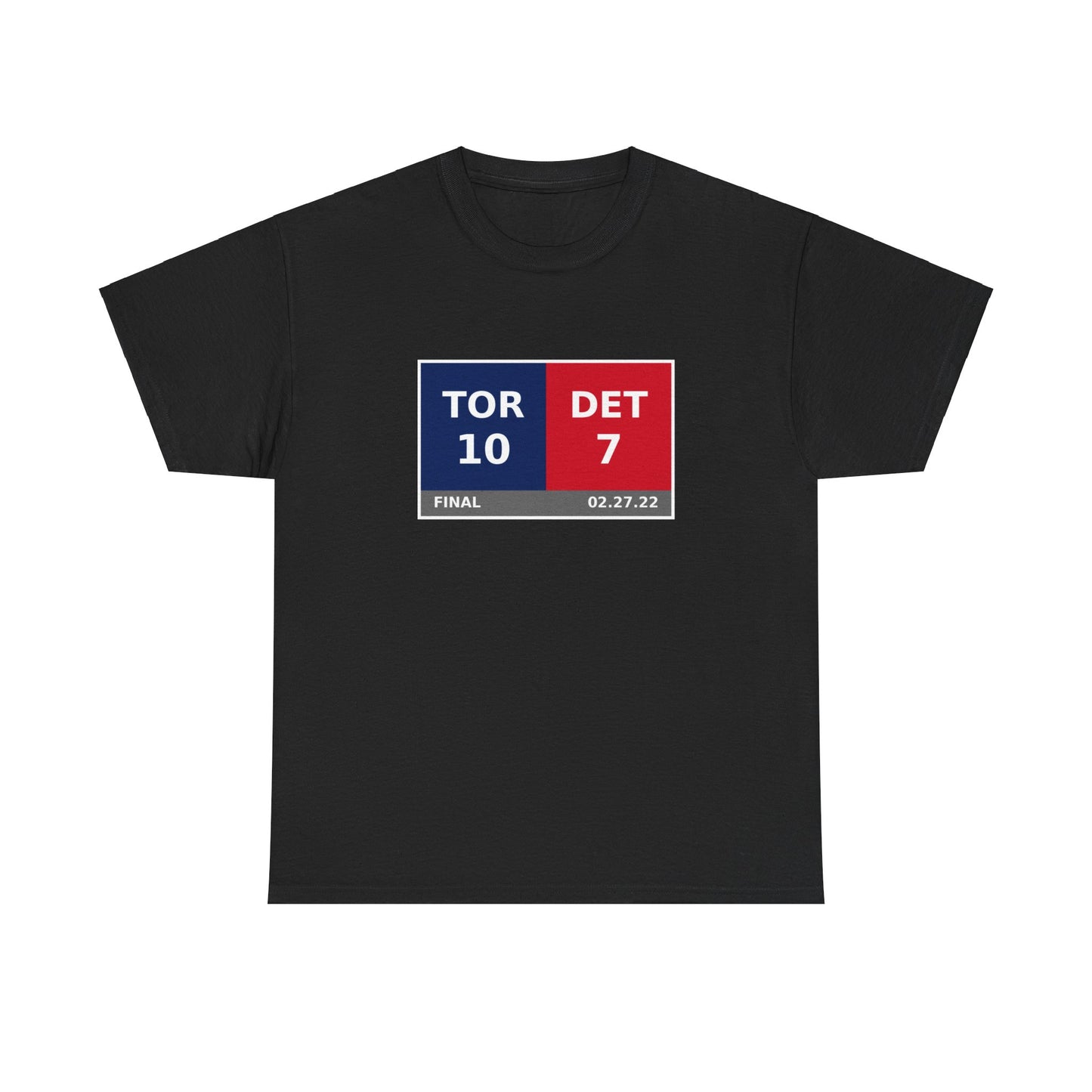 TOR vs DET Scoreboard Tee 02.27.22