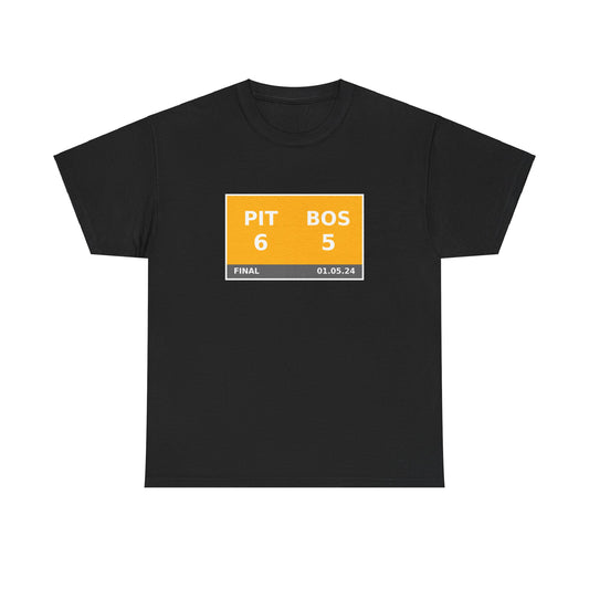 PIT vs BOS Scoreboard Tee 01.05.24