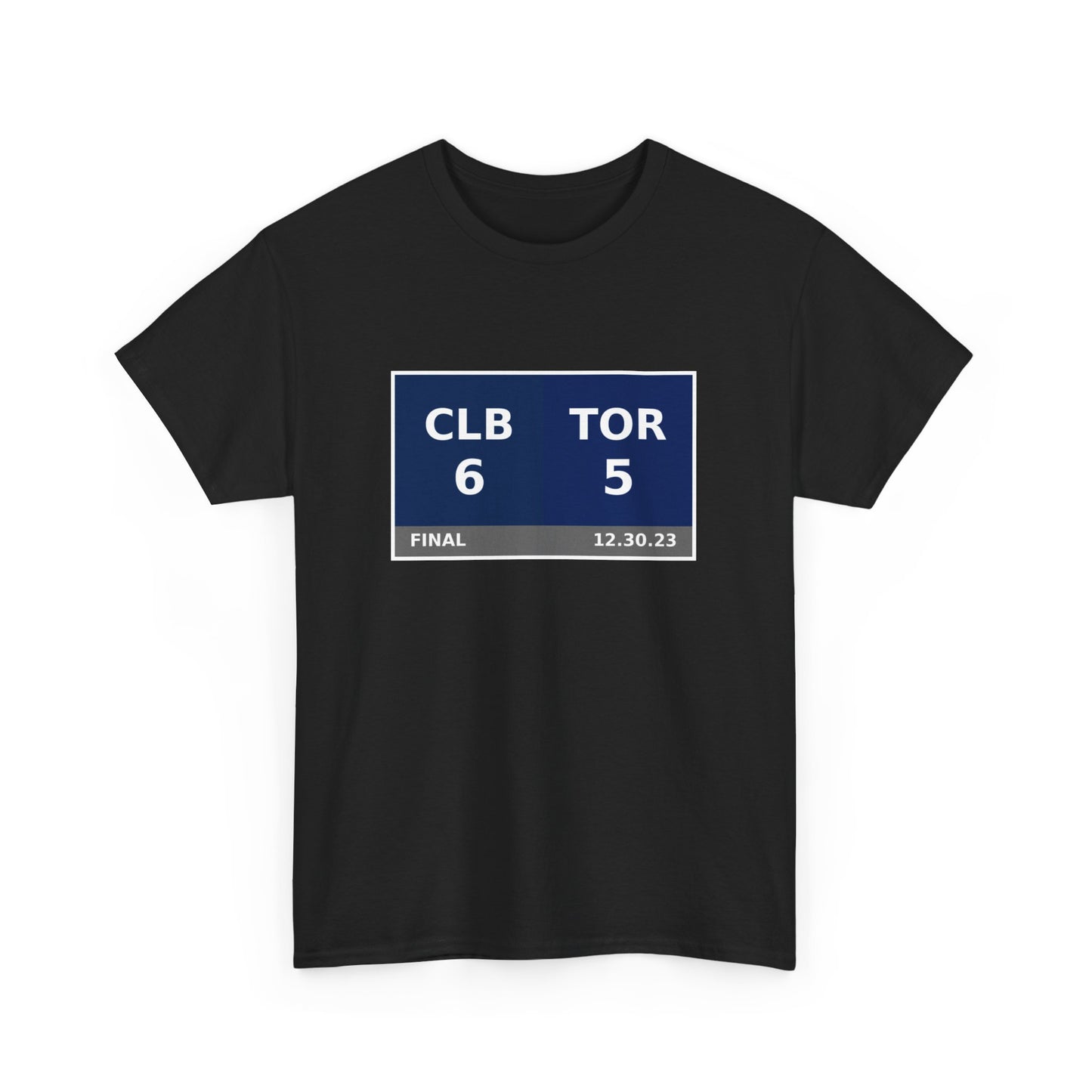 CLB vs TOR Scoreboard Tee 12.30.23