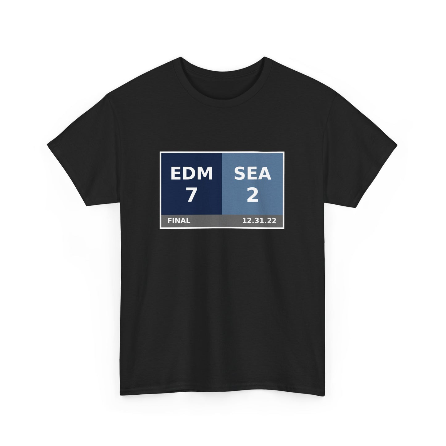 EDM vs SEA Scoreboard Tee 12.31.22