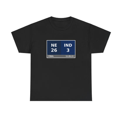 NE vs IND Scoreboard Tee 11.06.22