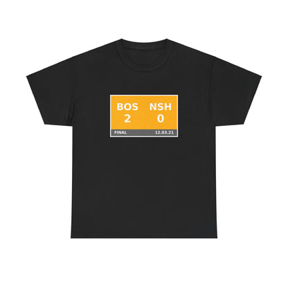 BOS vs NSH Scoreboard Tee 12.03.21