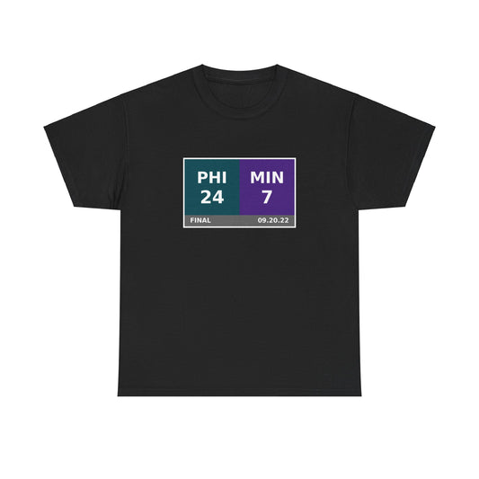 PHI vs MIN Scoreboard Tee 09.20.22