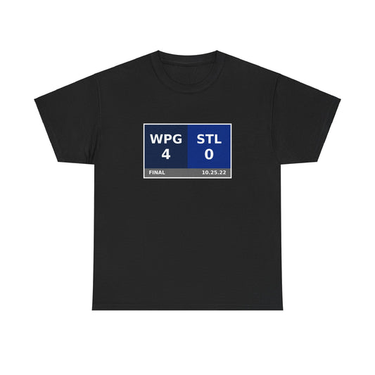 WPG vs STL Scoreboard Tee 10.25.22