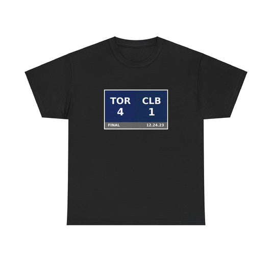 TOR vs CLB Scoreboard Tee 12.24.23