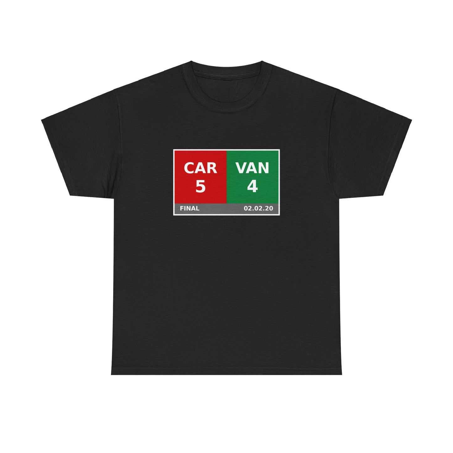 CAR vs VAN Scoreboard Tee 02.02.20