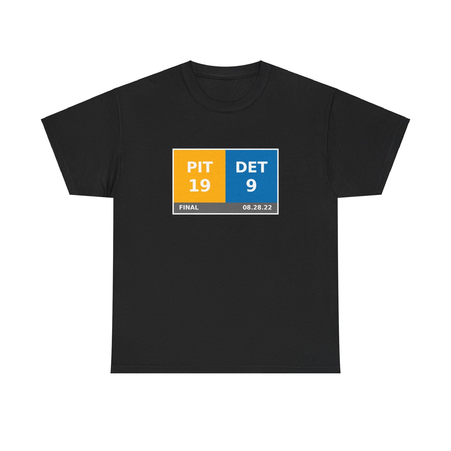 PIT vs DET Scoreboard Tee 08.28.22