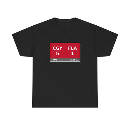 CGY vs FLA Scoreboard Tee 01.19.22