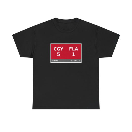 CGY vs FLA Scoreboard Tee 01.19.22