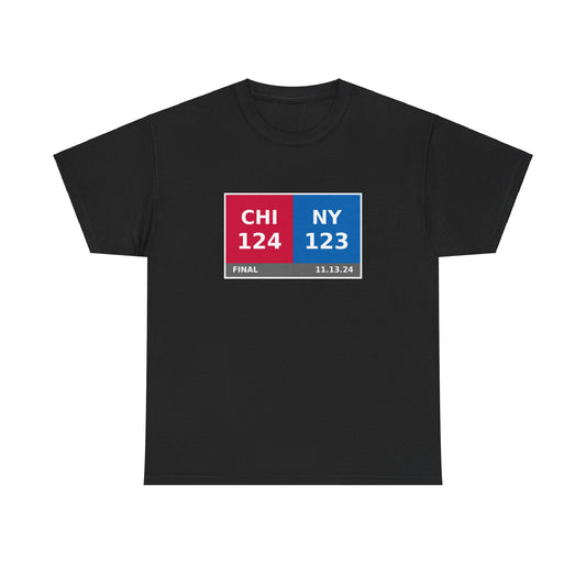 CHI vs NY Scoreboard Tee 11.13.24