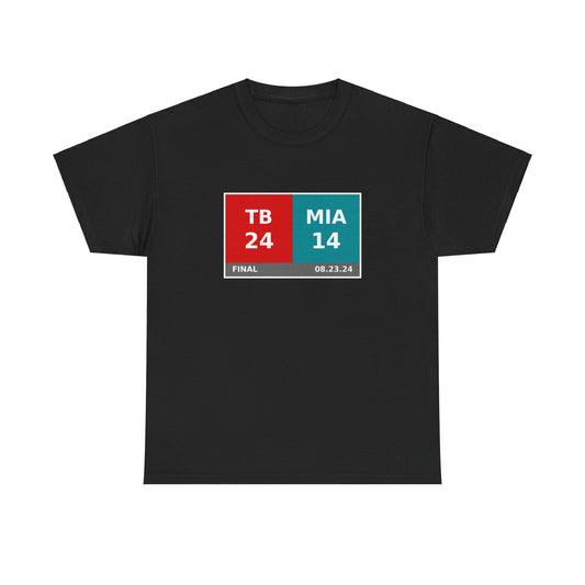 TB vs MIA Scoreboard Tee 08.23.24