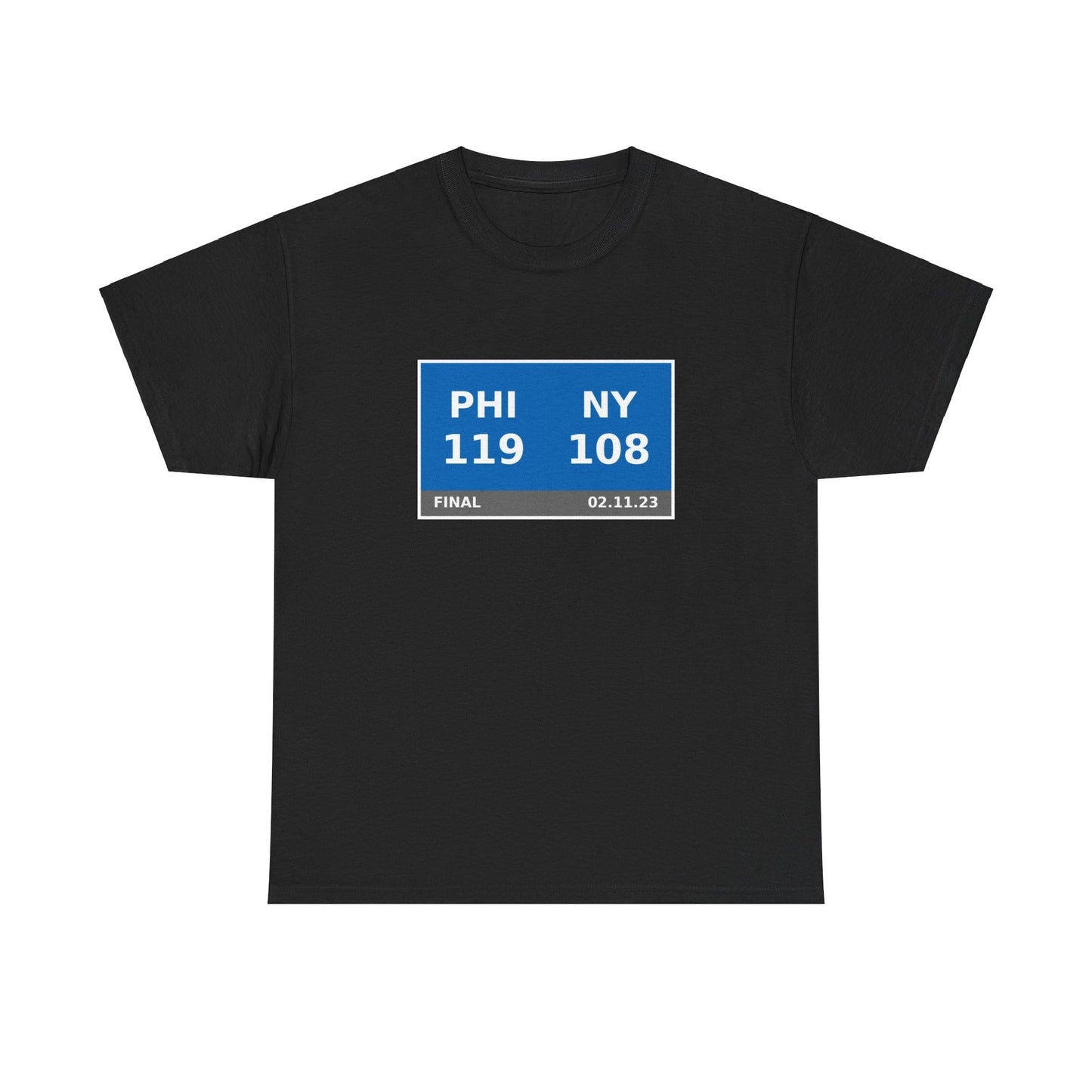 PHI vs NY Scoreboard Tee 02.11.23