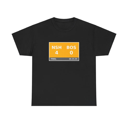 NSH vs BOS Scoreboard Tee 10.23.24