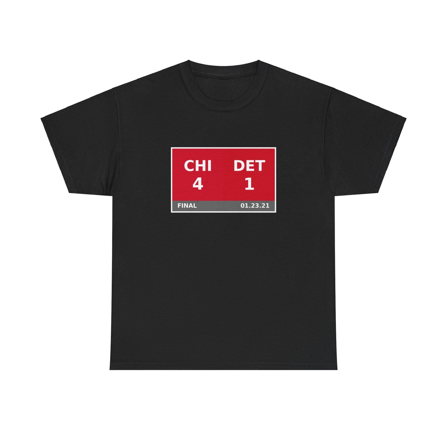 CHI vs DET Scoreboard Tee 01.23.21