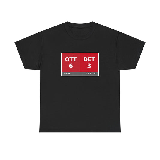 OTT vs DET Scoreboard Tee 12.17.22