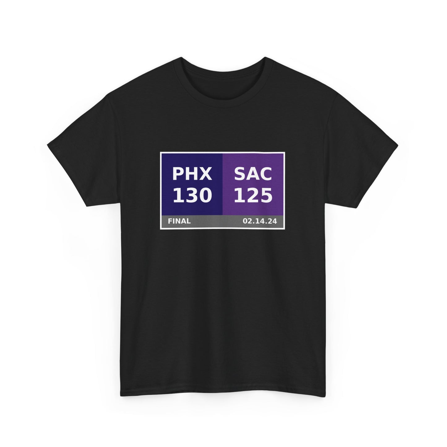 PHX vs SAC Scoreboard Tee 02.14.24