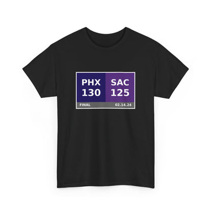 PHX vs SAC Scoreboard Tee 02.14.24