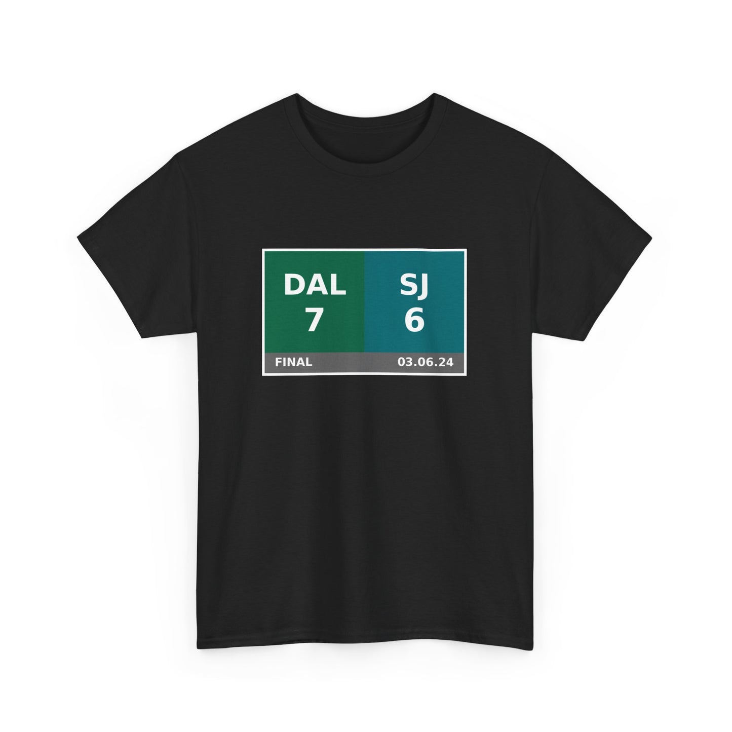 DAL vs SJ Scoreboard Tee 03.06.24