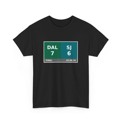 DAL vs SJ Scoreboard Tee 03.06.24