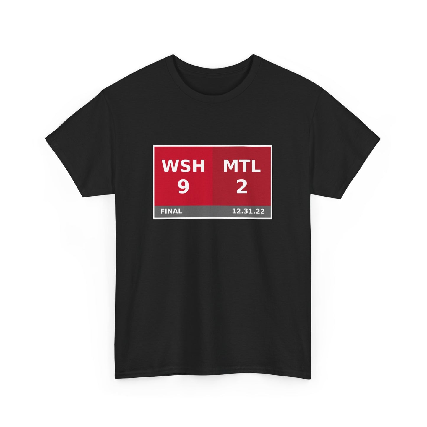 WSH vs MTL Scoreboard Tee 12.31.22