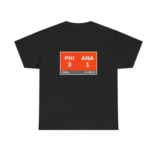 PHI vs ANA Scoreboard Tee 12.28.24