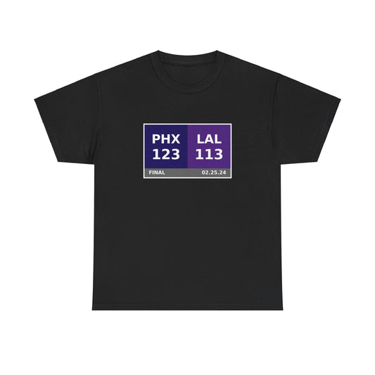 PHX vs LAL Scoreboard Tee 02.25.24