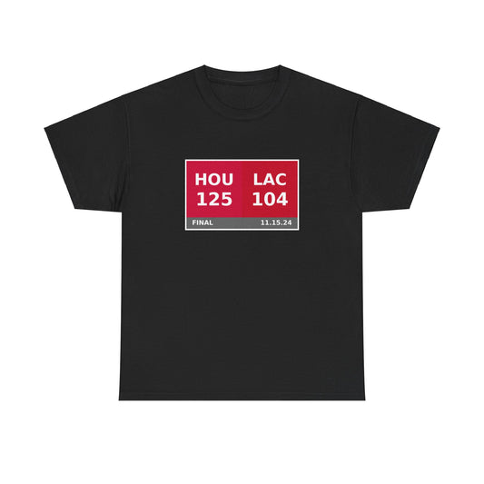 HOU vs LAC Scoreboard Tee 11.15.24