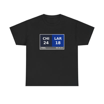 CHI vs LAR Scoreboard Tee 09.29.24