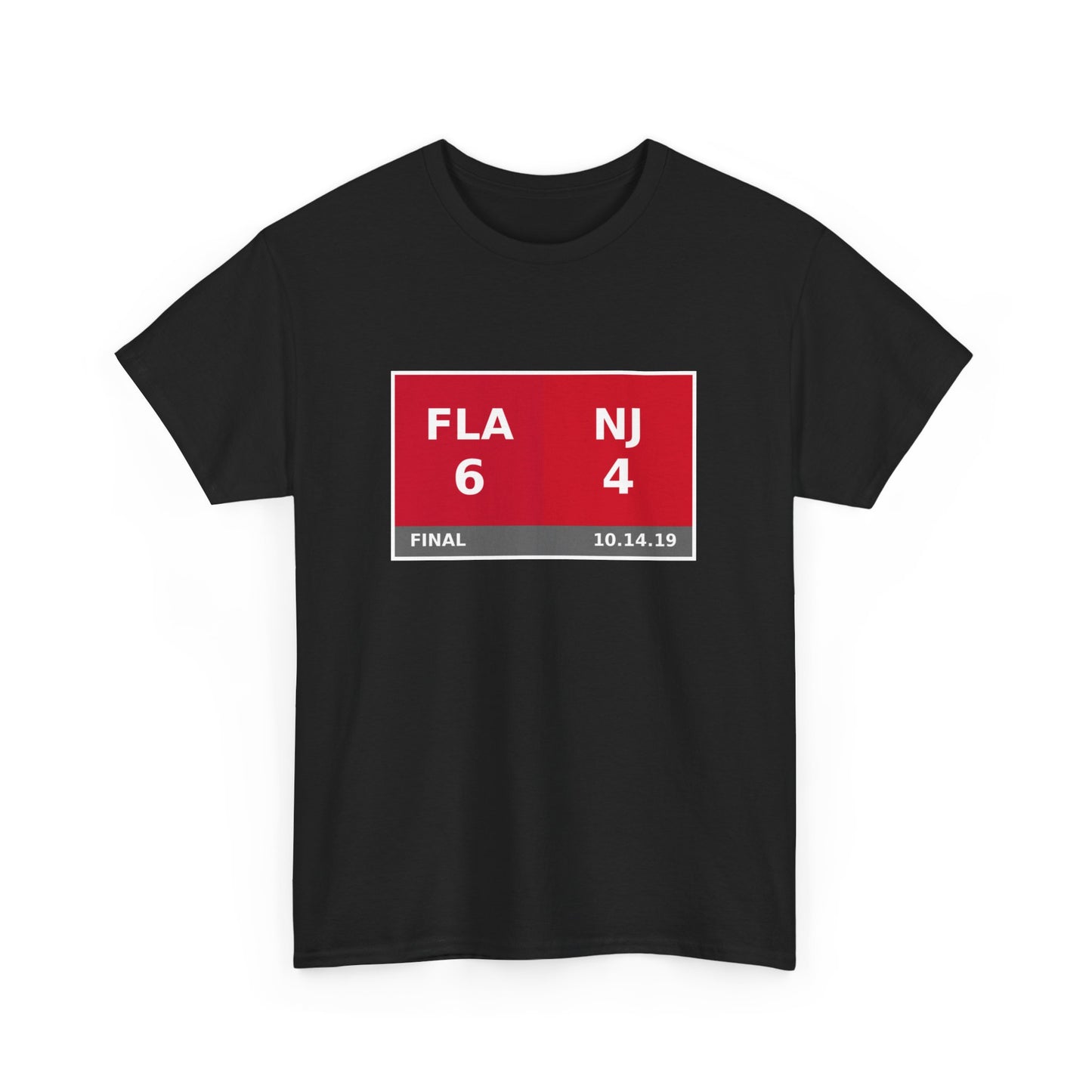 FLA vs NJ Scoreboard Tee 10.14.19