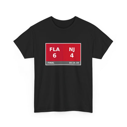 FLA vs NJ Scoreboard Tee 10.14.19