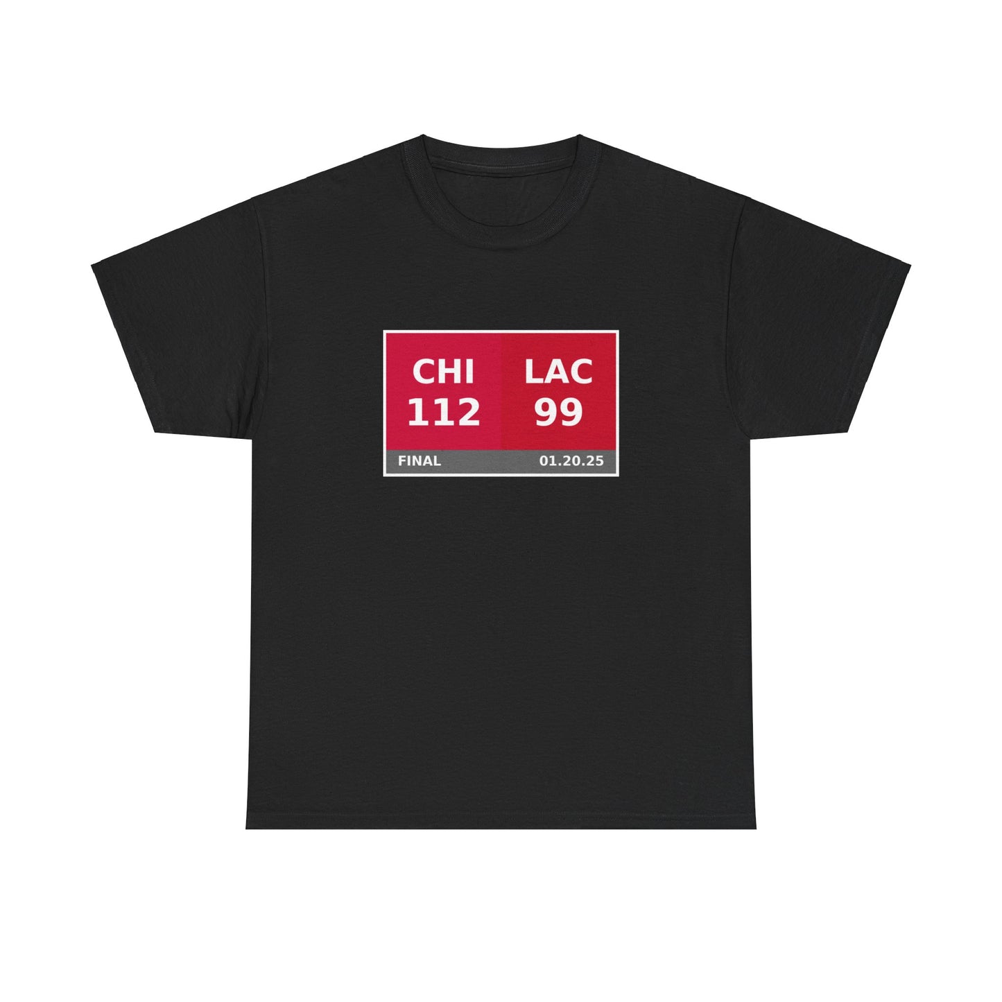 CHI vs LAC Scoreboard Tee 01.20.25