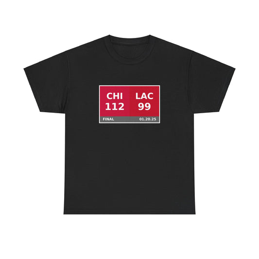 CHI vs LAC Scoreboard Tee 01.20.25