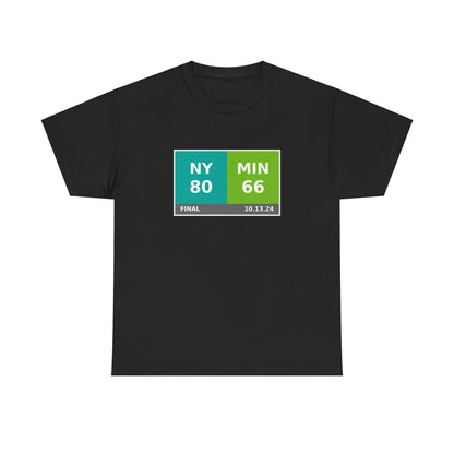 NY vs MIN Scoreboard Tee 10.13.24