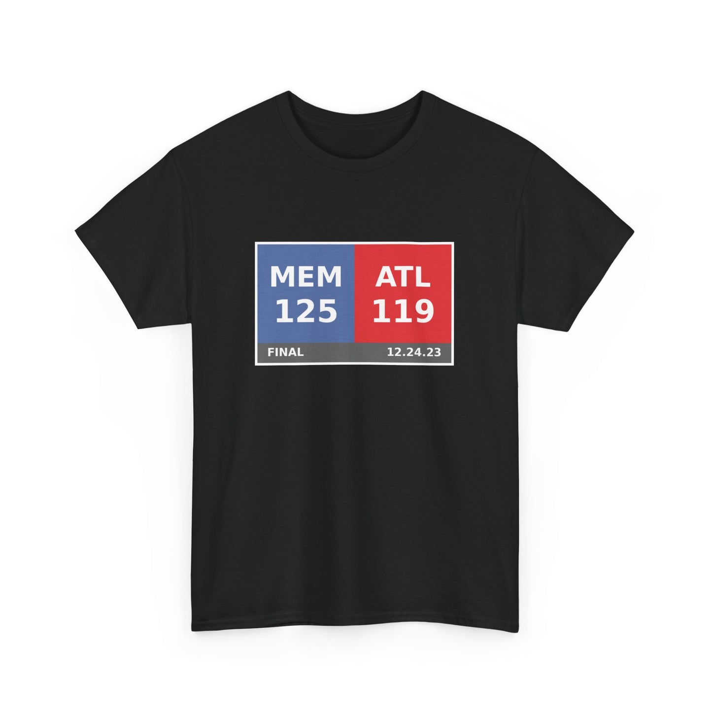 MEM vs ATL Scoreboard Tee 12.24.23