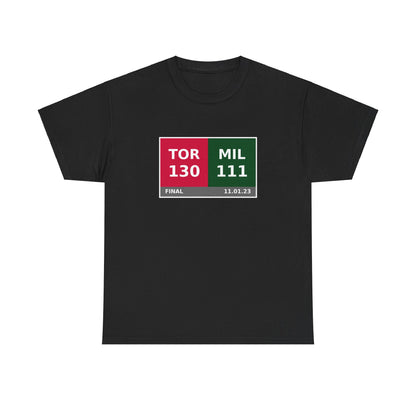 TOR vs MIL Scoreboard Tee 11.01.23