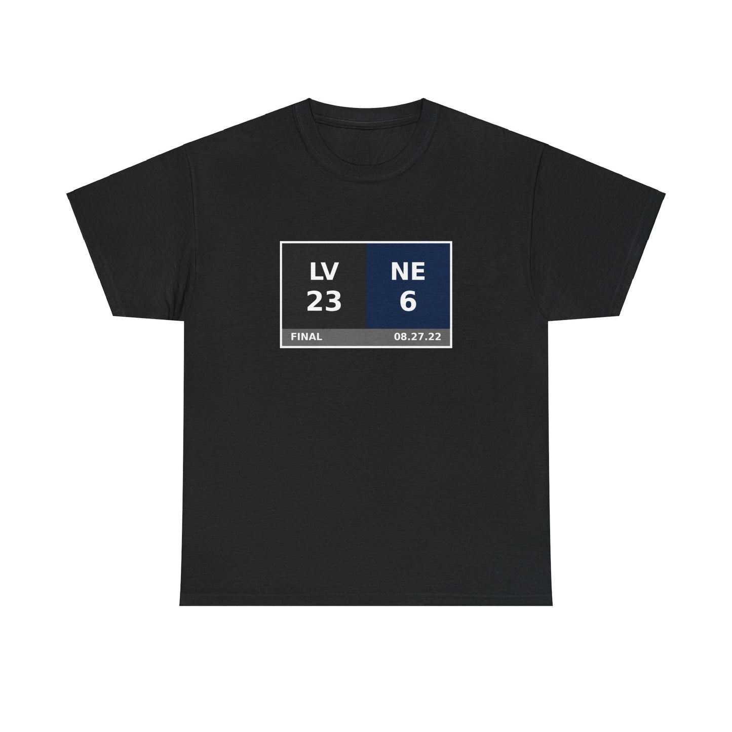 LV vs NE Scoreboard Tee 08.27.22