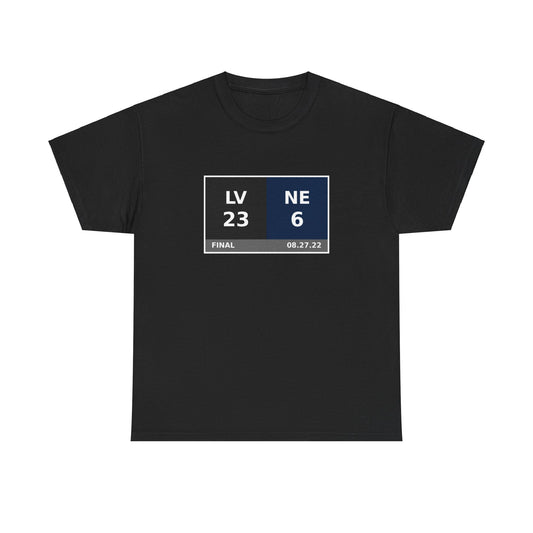 LV vs NE Scoreboard Tee 08.27.22