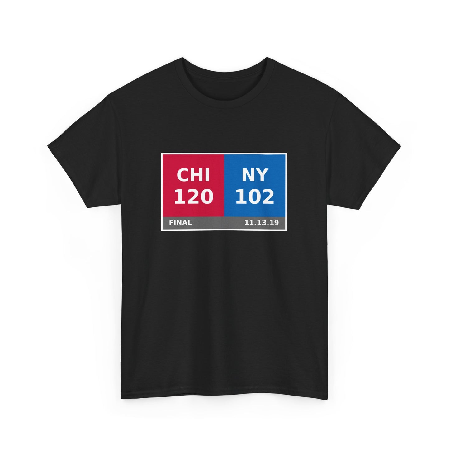 CHI vs NY Scoreboard Tee 11.13.19