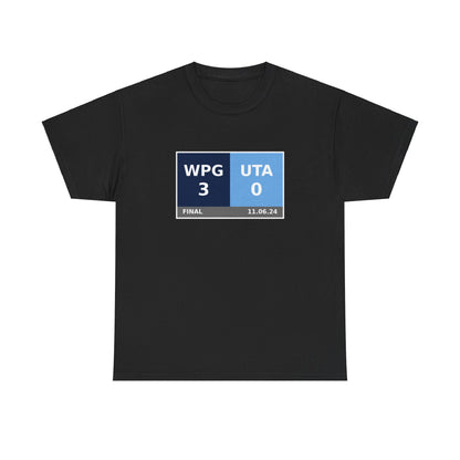 WPG vs UTA Scoreboard Tee 11.06.24