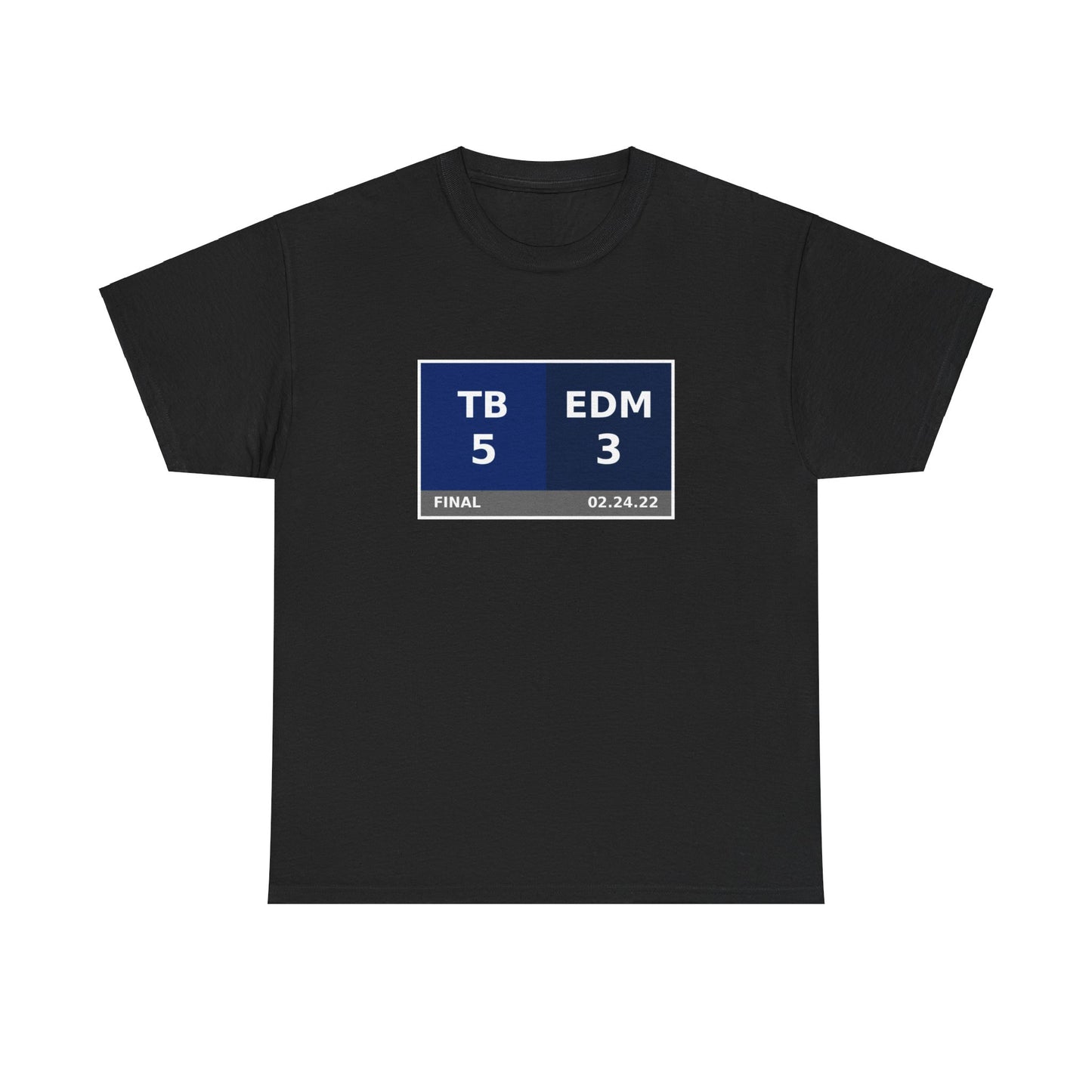 TB vs EDM Scoreboard Tee 02.24.22