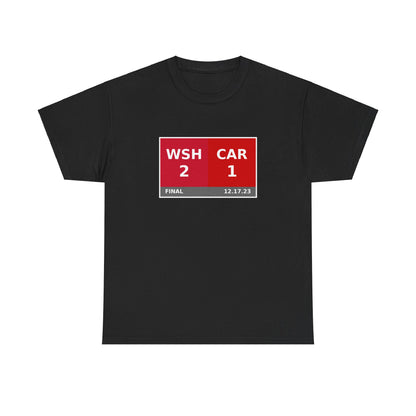 WSH vs CAR Scoreboard Tee 12.17.23