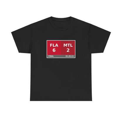 FLA vs MTL Scoreboard Tee 01.20.23