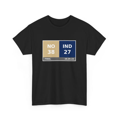 NO vs IND Scoreboard Tee 10.29.23