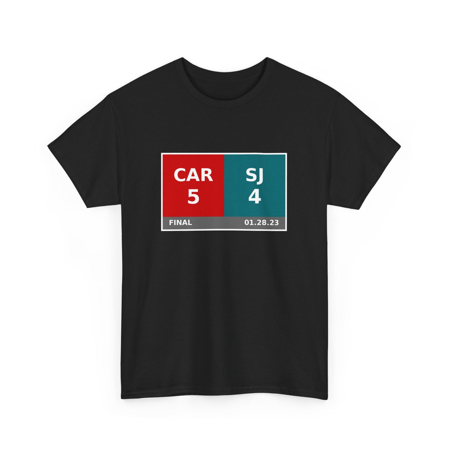 CAR vs SJ Scoreboard Tee 01.28.23