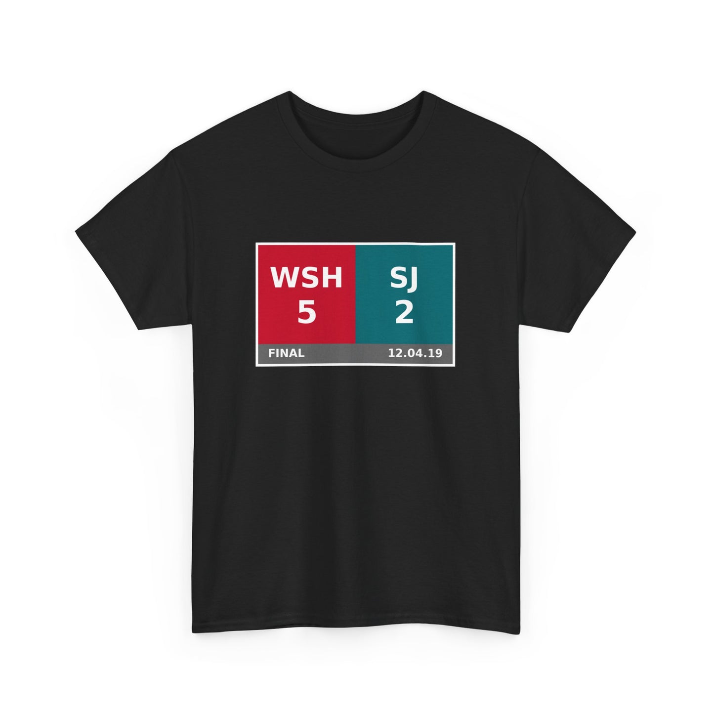 WSH vs SJ Scoreboard Tee 12.04.19