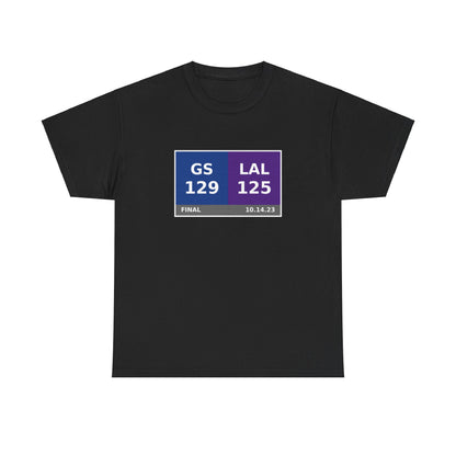 GS vs LAL Scoreboard Tee 10.14.23